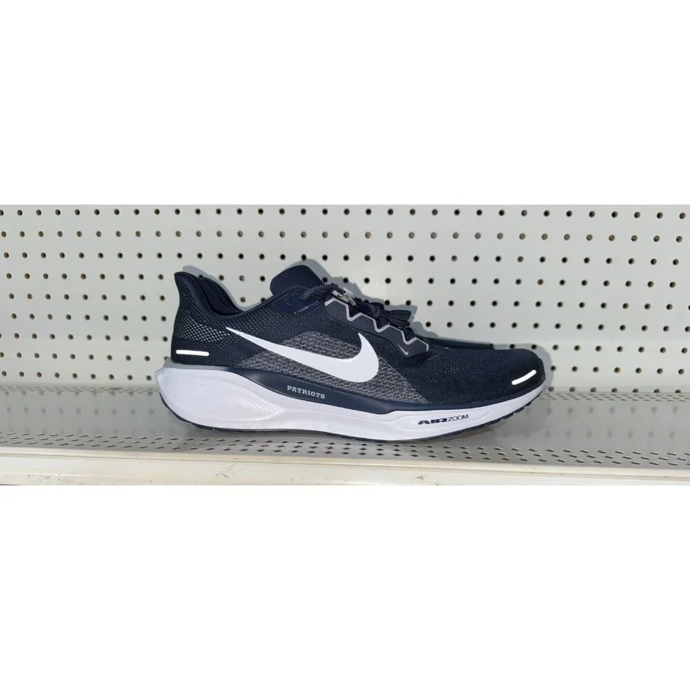 Nike Air Zoom Pegasus 41 New England Patriots Mens Running Shoes Size 14 Blue